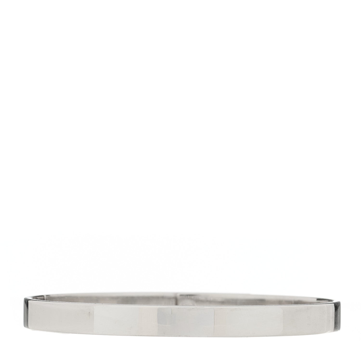 Hermes 18K White Gold Diamond PM Kelly Bracelet SH 2 of 3