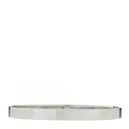 Hermes 18K White Gold Diamond PM Kelly Bracelet SH 2 of 3