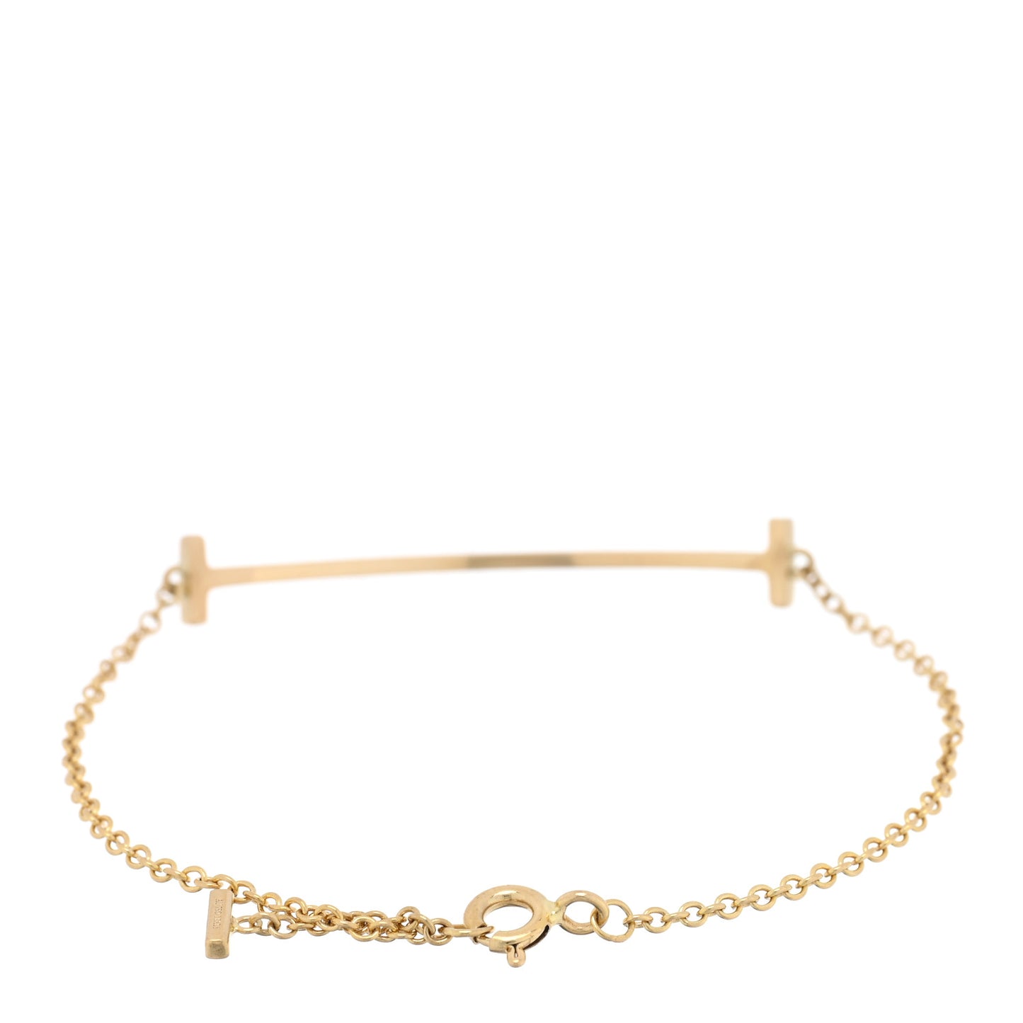 18K Yellow Gold T Smile Bracelet