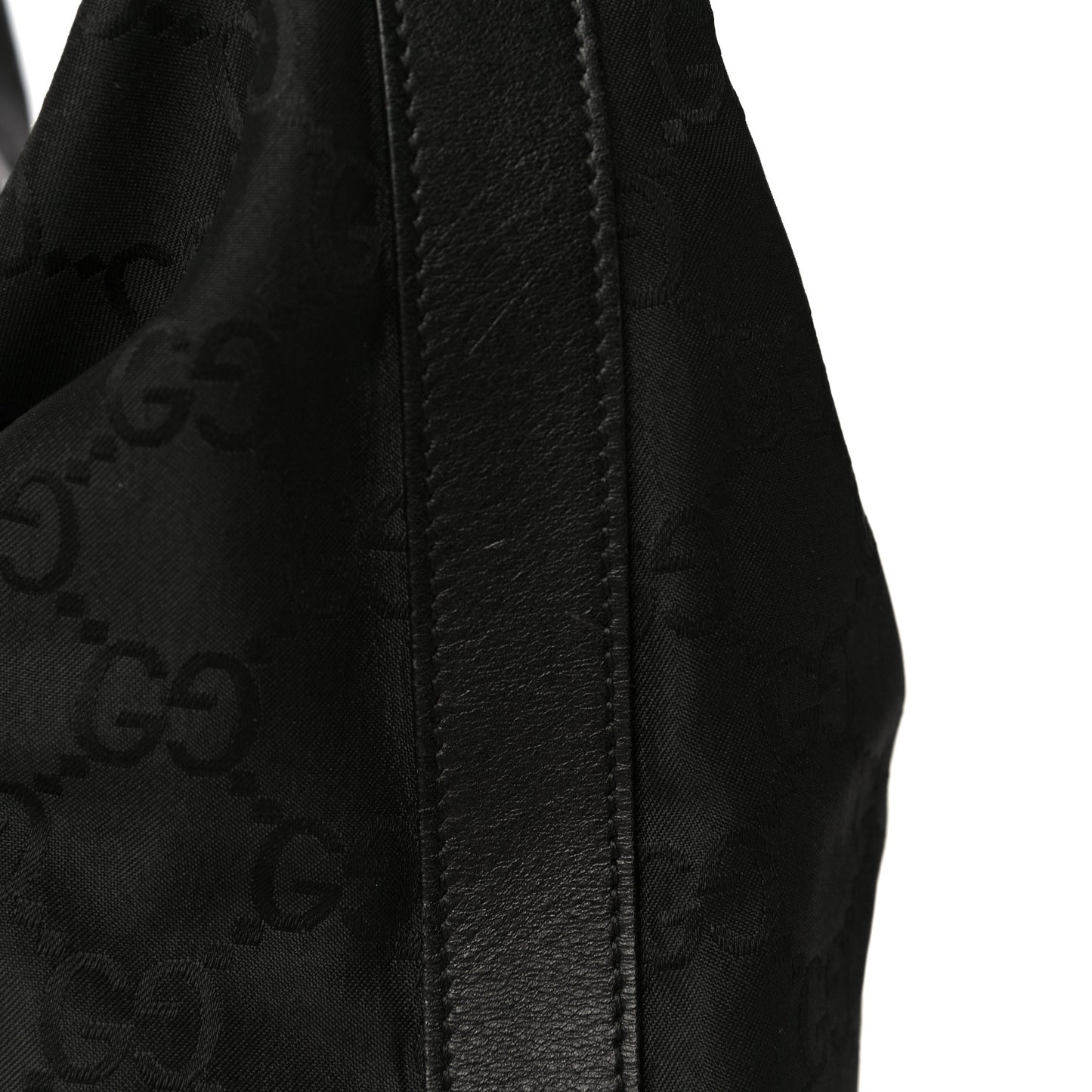 Nylon Monogram Hobo Black