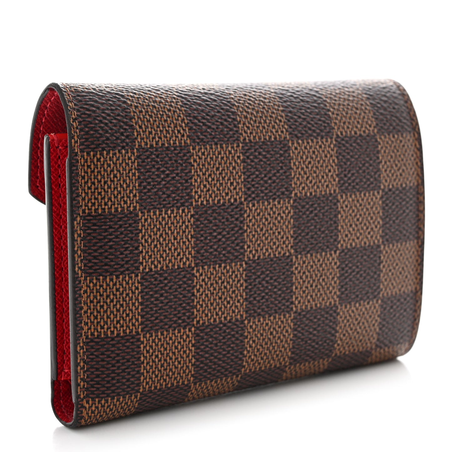 Damier Ebene Victorine Wallet Red