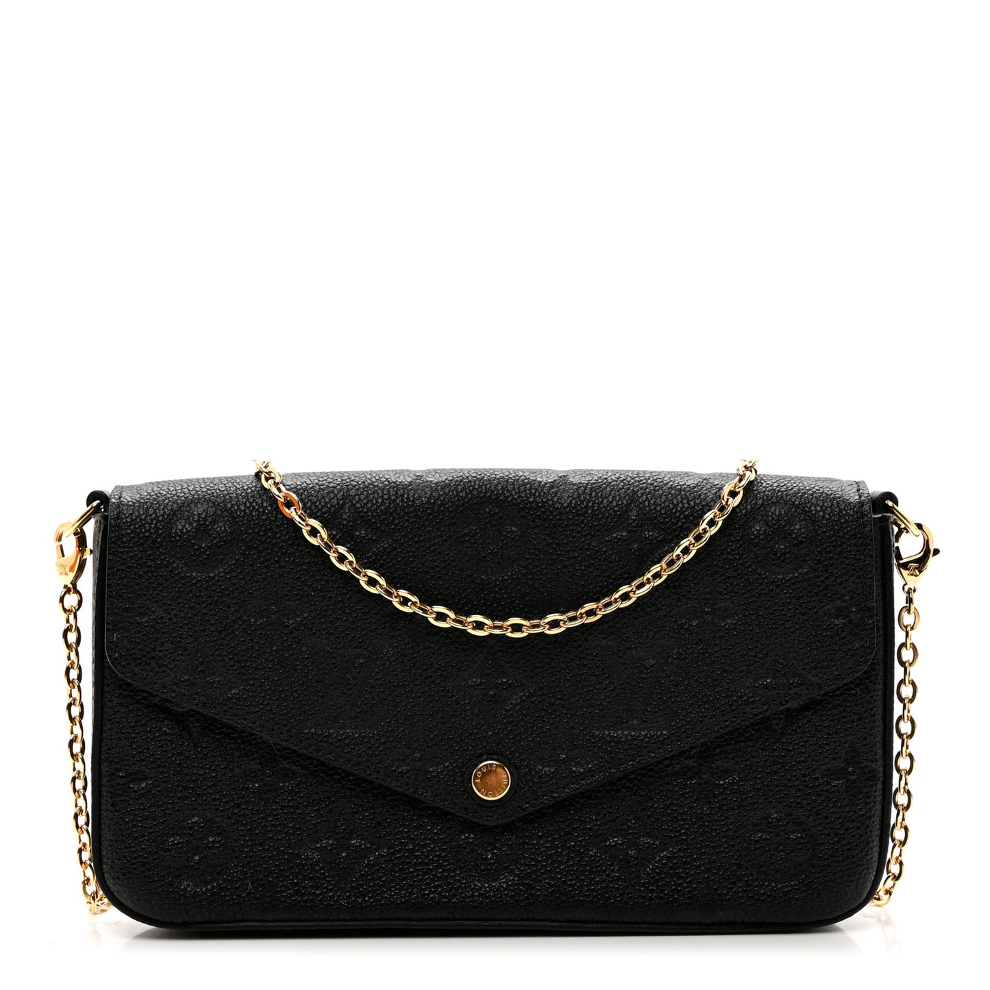 Empreinte Pochette Felicie Chain Wallet Black