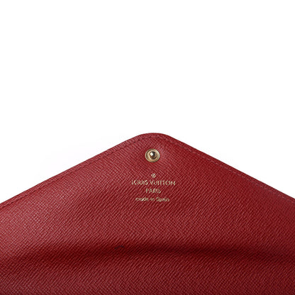 Louis Vuitton Damier Ebene Josephine Wallet Red 11 of 13
