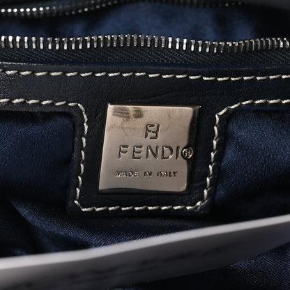 Fendi Zucchino Baguette Navy 6 of 9