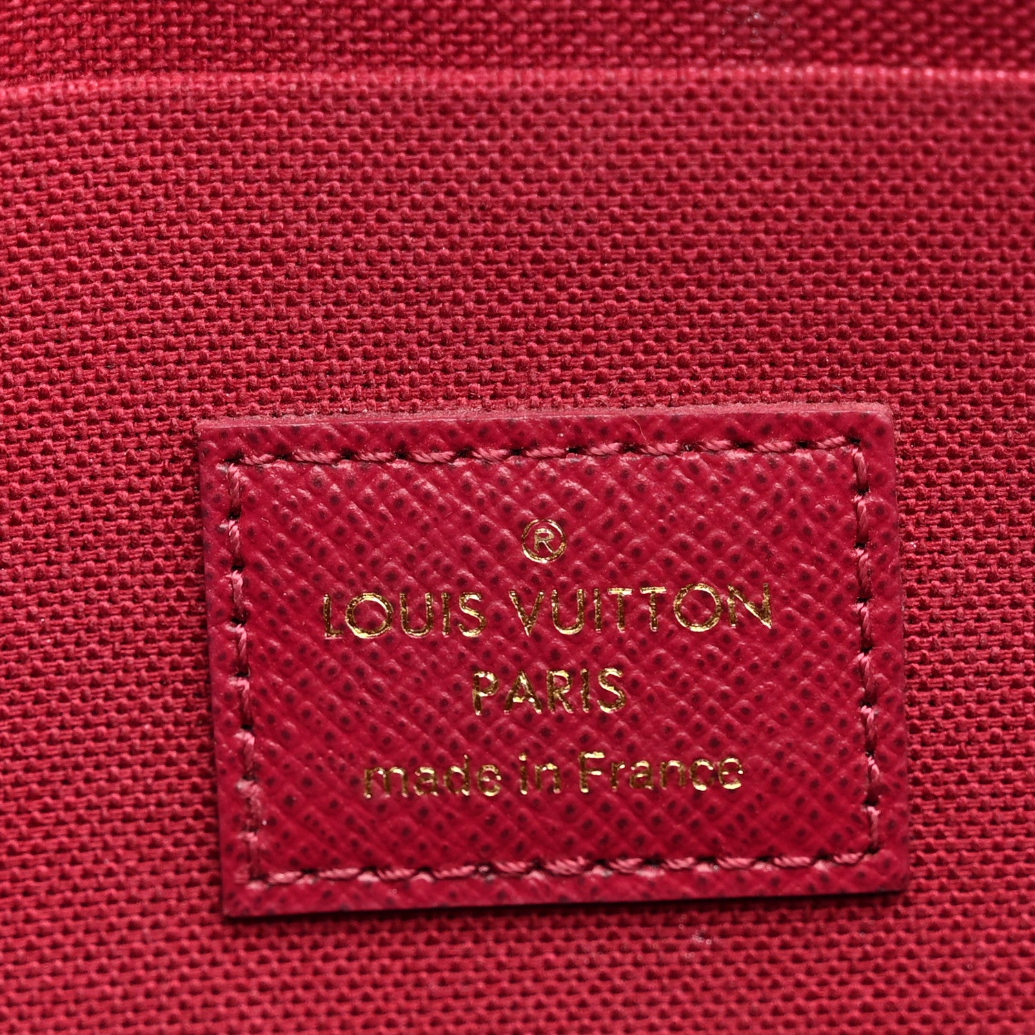 Louis Vuitton Monogram Pochette Felicie Chain Wallet Fuchsia 7 of 12