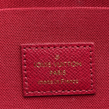 Louis Vuitton Monogram Pochette Felicie Chain Wallet Fuchsia 7 of 12