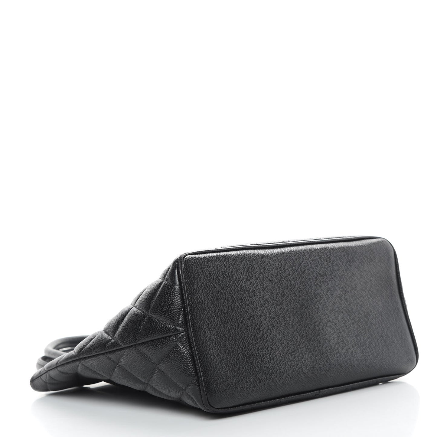 Caviar Quilted Medallion Tote Black