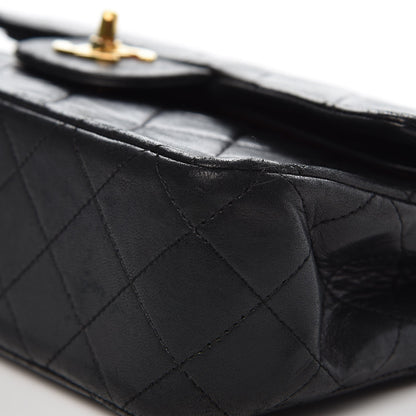Chanel Lambskin Quilted Small Double Flap Black 15 of 15