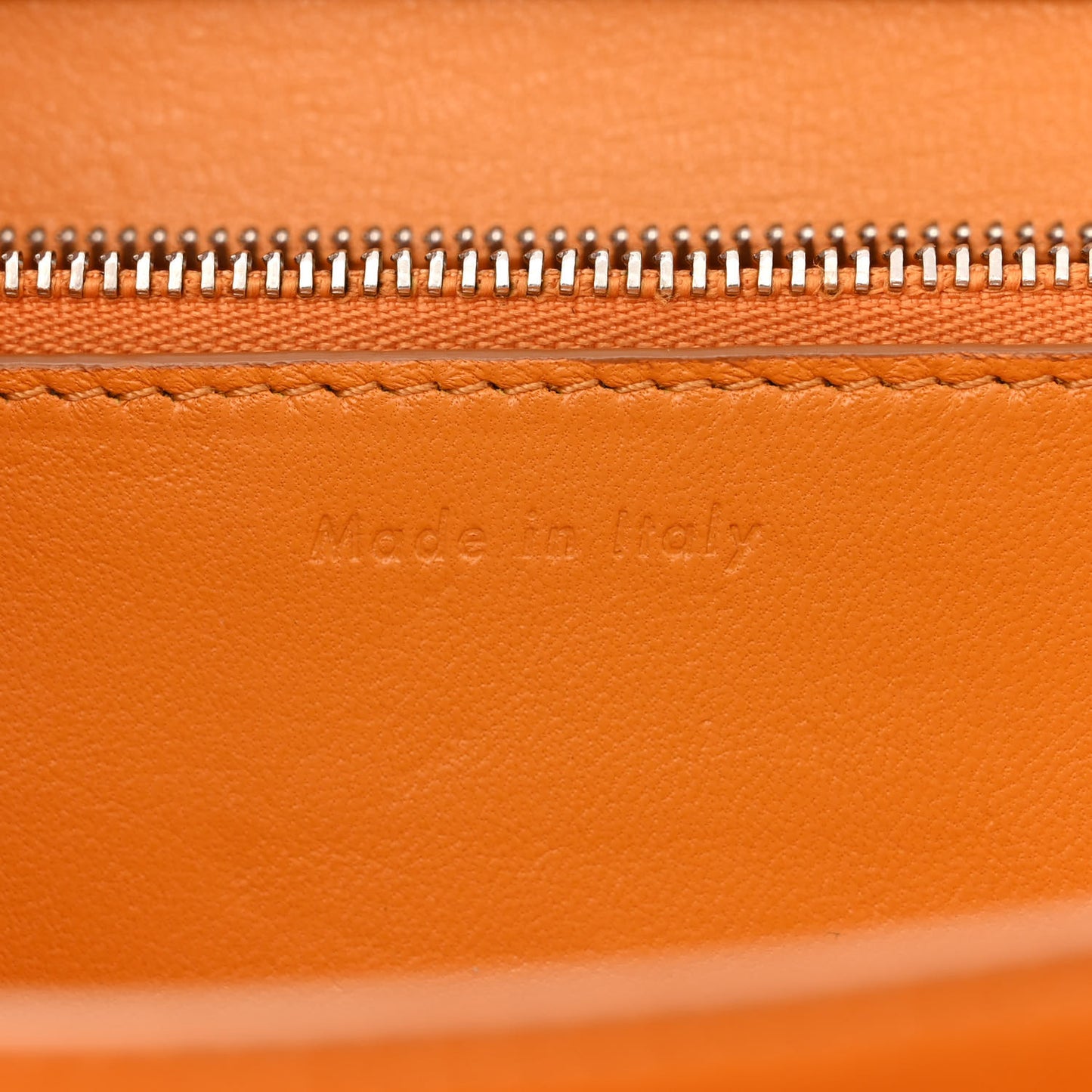 Box Calfskin Medium Classic Box Flap Bag Orange