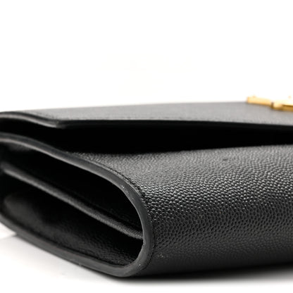 Saint Laurent Grain de Poudre Mini Uptown Crossbody Bag Black 9 of 10