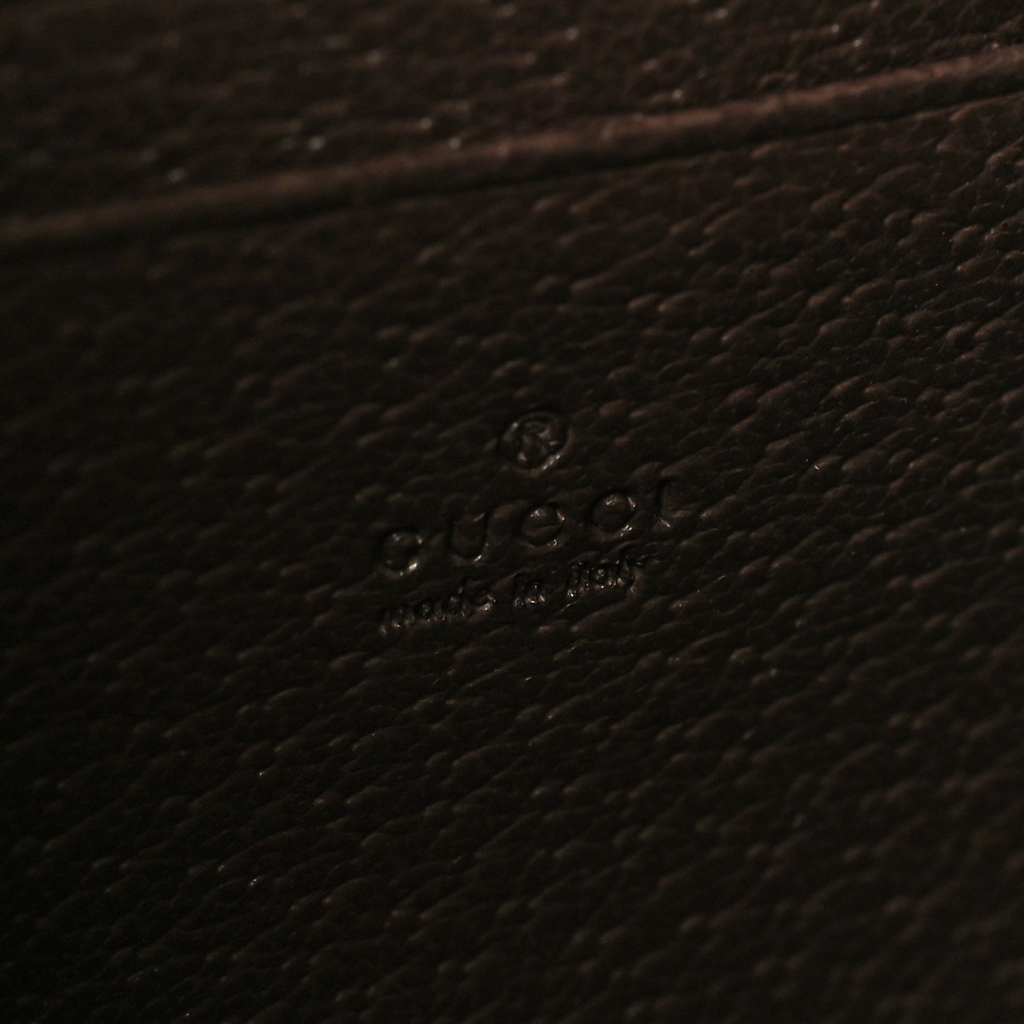 Monogram Jumbo GG Textured Dollar Calfskin Mini Dionysus Chain Wallet Camel Ebony New Acero