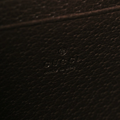 Gucci Monogram Jumbo GG Textured Dollar Calfskin Mini Dionysus Chain Wallet Camel Ebony New Acero 5 of 9