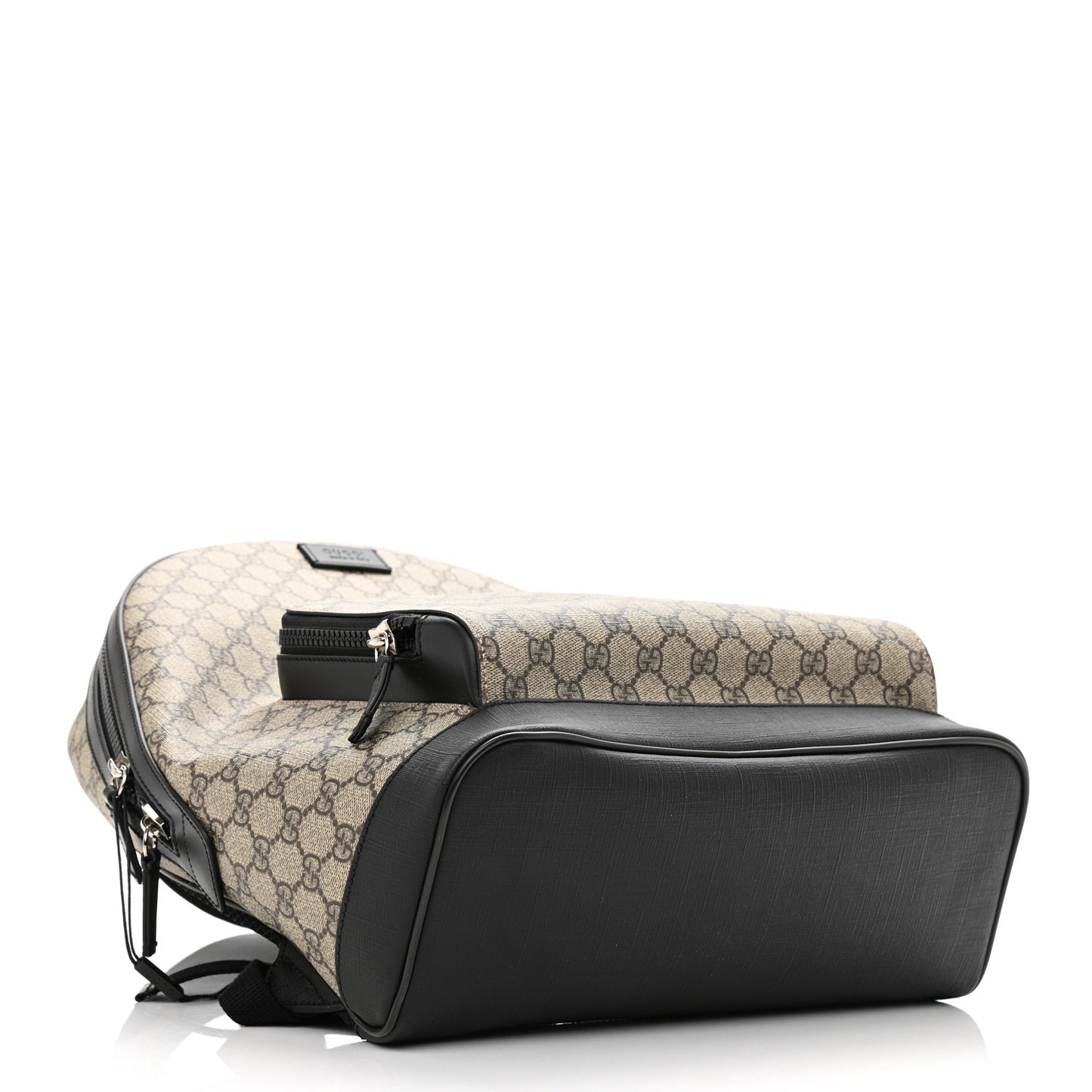 GG Supreme Monogram Medium Backpack Black