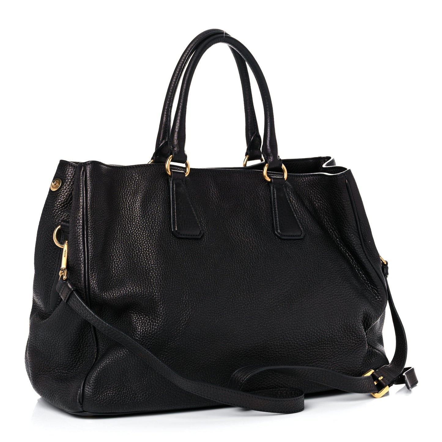 Vitello Daino Tote Black