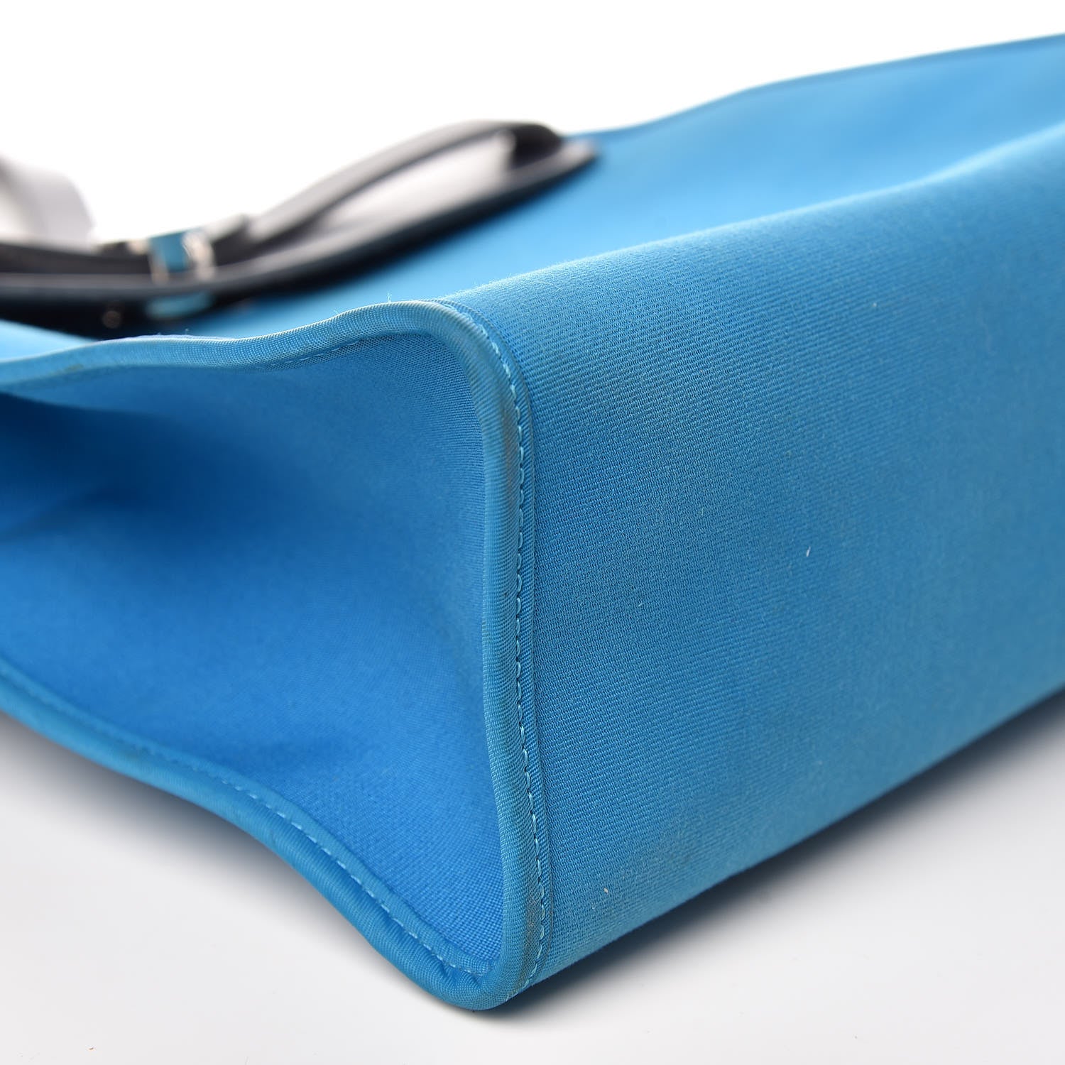 Hermes Vache Hunter Toile Herbag Zip 31 PM Bleu Zanzibar Bleu Indigo 7 of 16