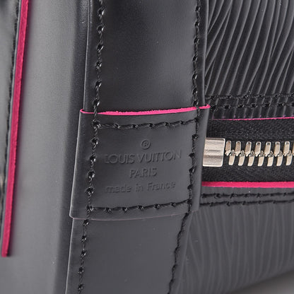 Louis Vuitton Epi Alma BB Black Hot Pink 6 of 8