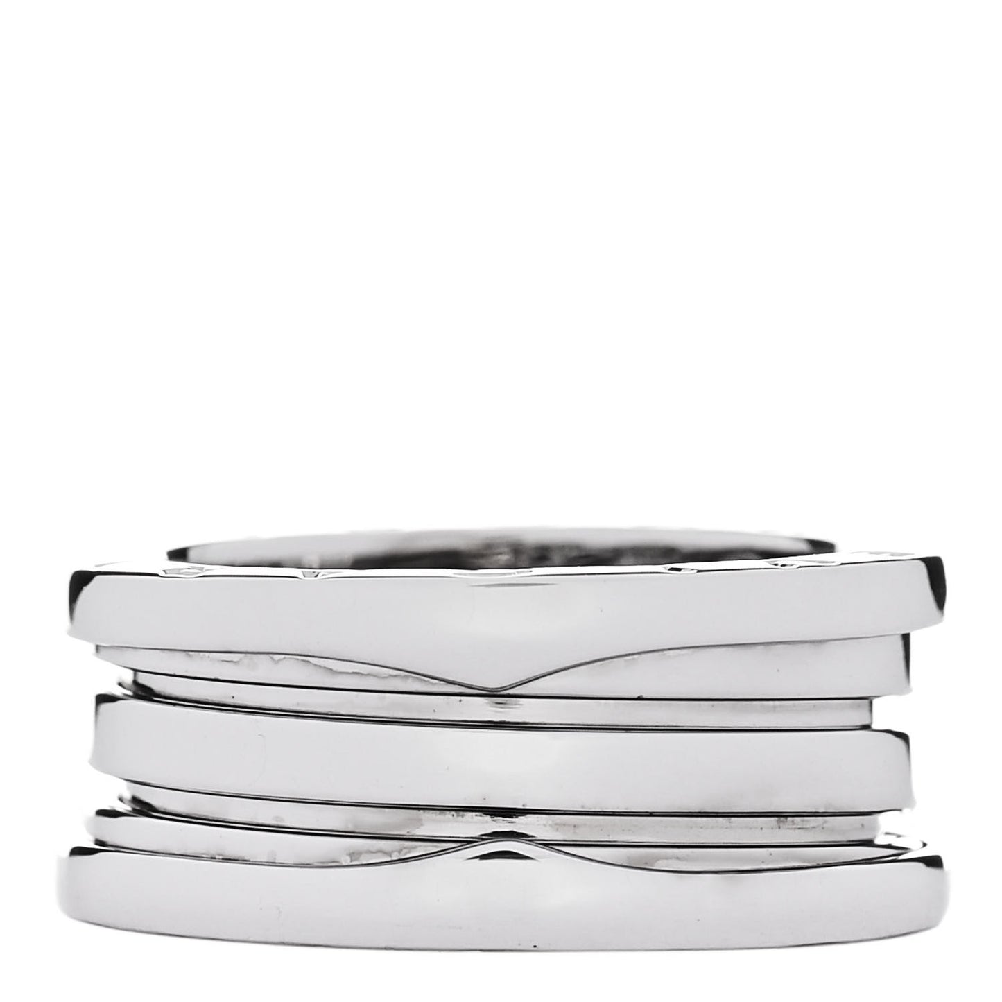 18K White Gold B.Zero1 Three-Band Ring 53 6.25