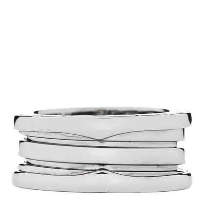 Bulgari 18K White Gold B.Zero1 Three-Band Ring 53 6.25 1 of 4