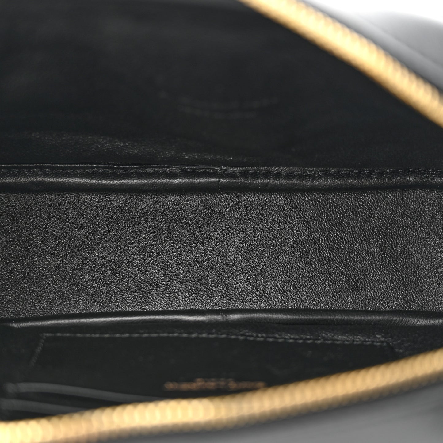 Calfskin Matelasse Monogram Mini Lou Camera Bag Black