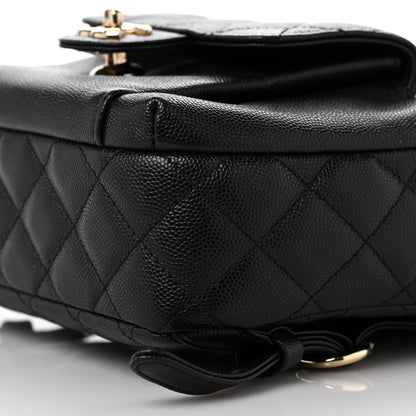 Chanel Caviar Quilted Small CC Day Backpack Black 9 of 10