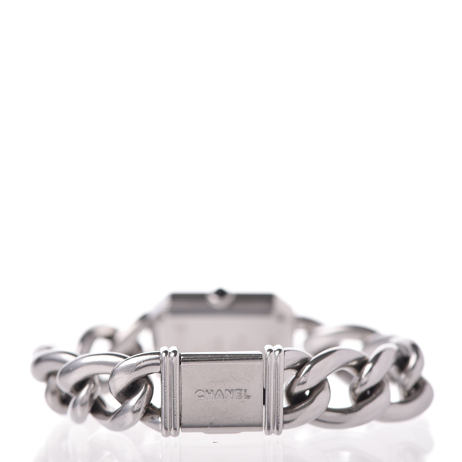 Chanel Stainless Steel 20mm Chain Premiere Quartz Watch Black L 3 of 6