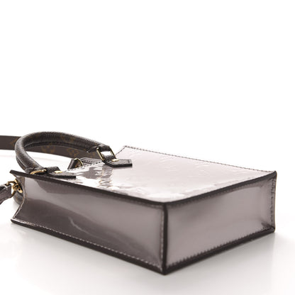 Louis Vuitton Vernis Monogram Petit Sac Plat Taupe Metallise 4 of 11