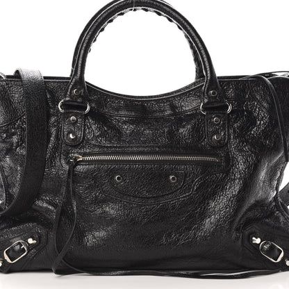 Balenciaga Agneau Classic Silver Hardware City Black 13 of 13