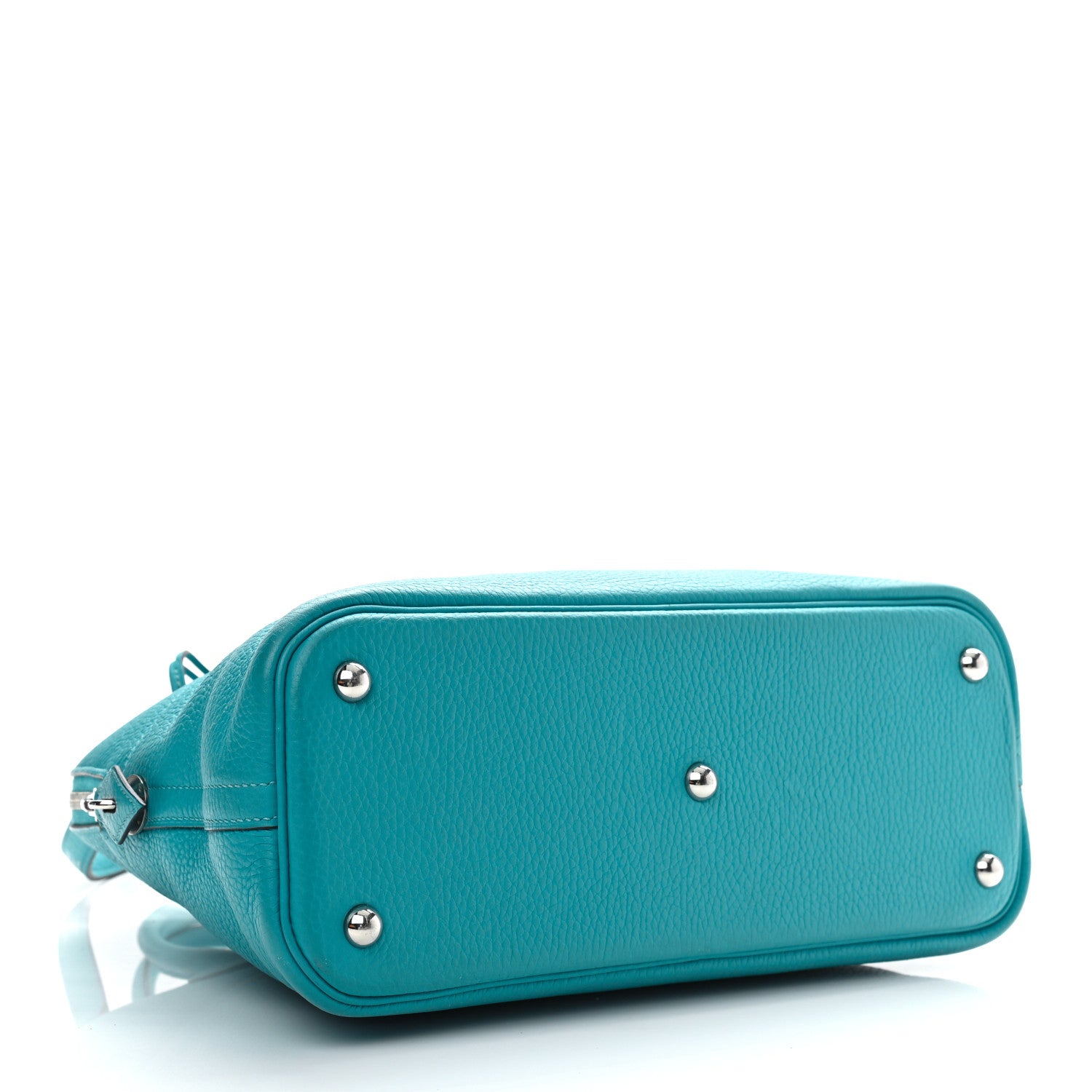 Hermes Taurillon Clemence Bolide 31 Turquoise 3 of 16