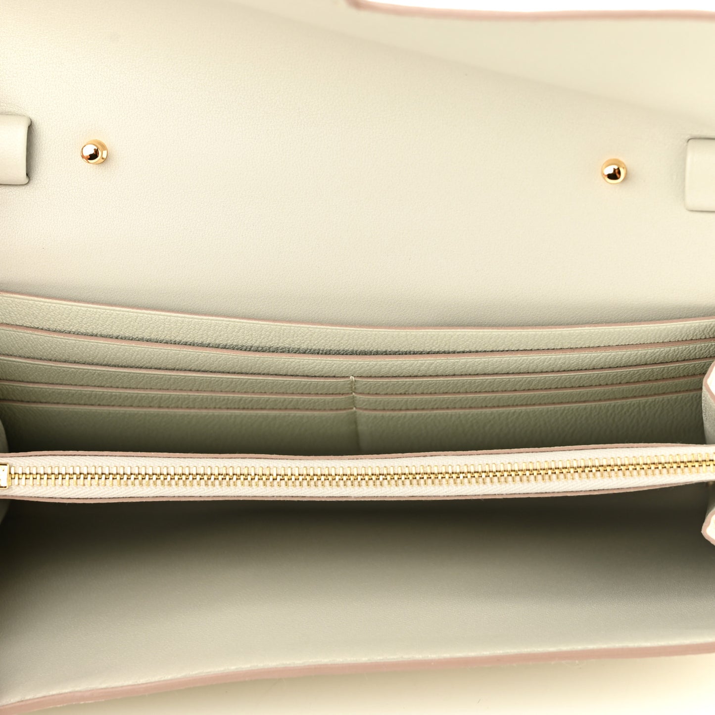 Matte Alligator Constance Long To Go Wallet Beton