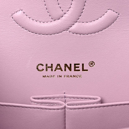 Chanel Caviar Quilted Medium Double Flap Light Pink 6 of 10