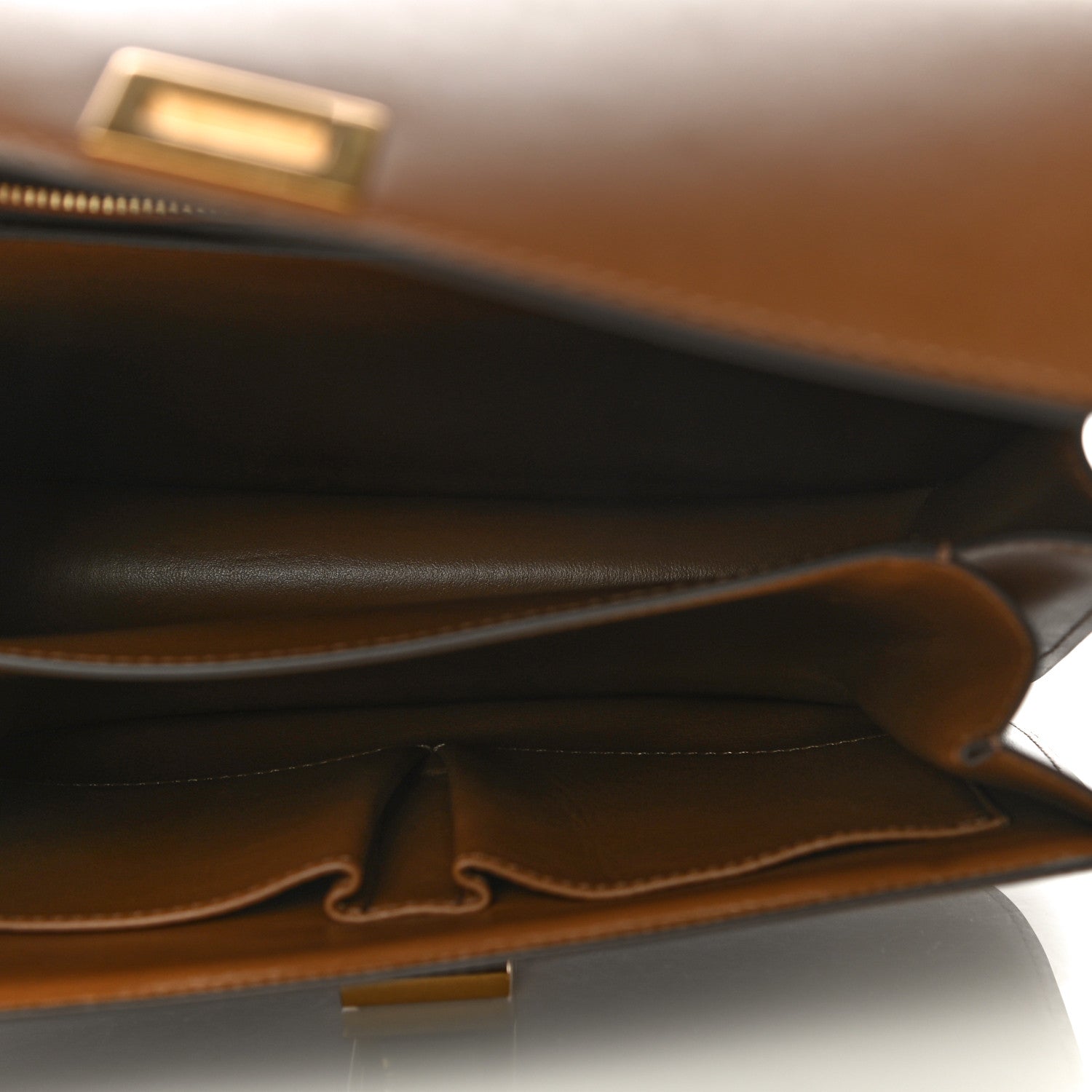 Celine Box Calfskin Medium Classic Box Flap Bag Camel 5 of 15