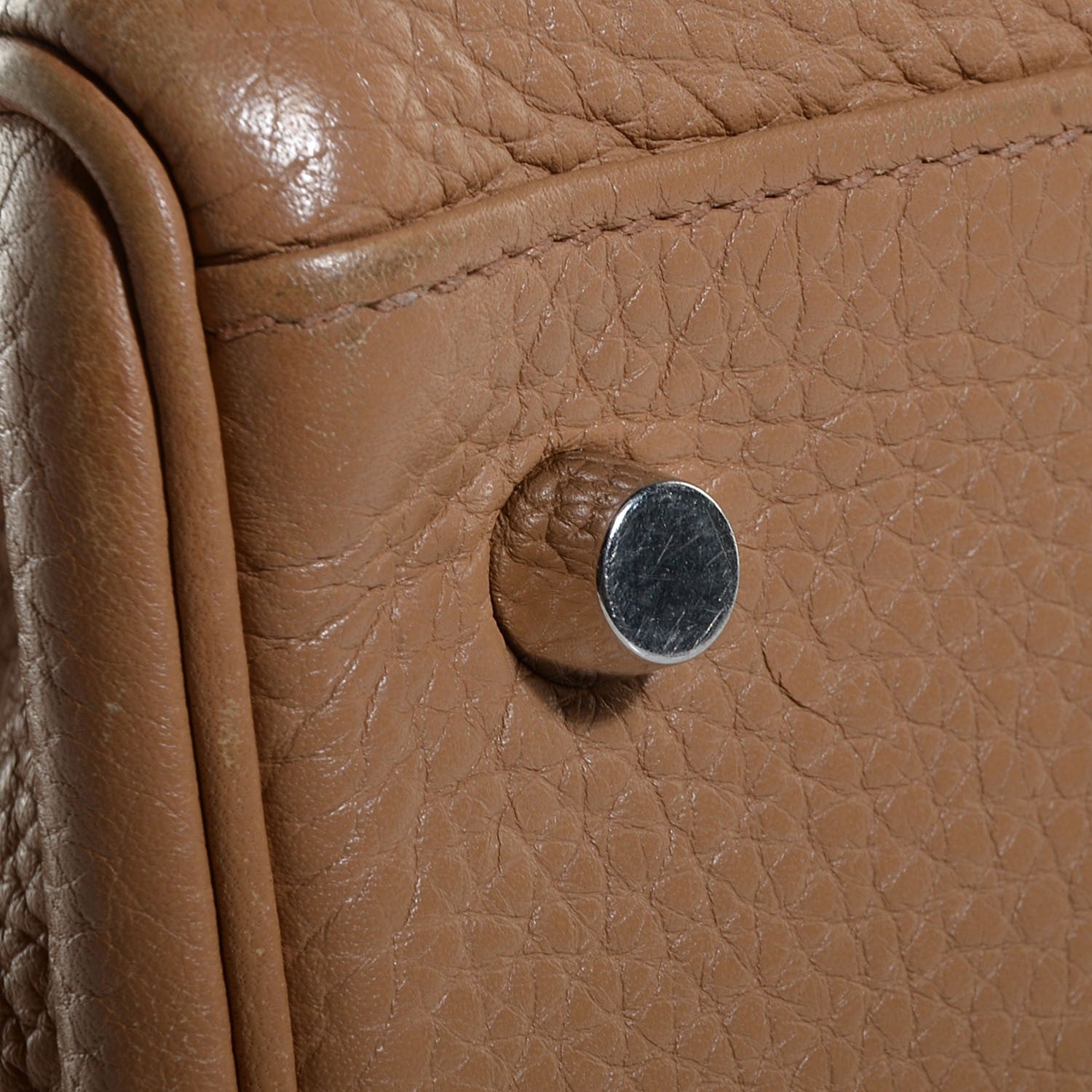 Hermes Taurillon Clemence Kelly Retourne 40 Tabac Camel 2 of 19