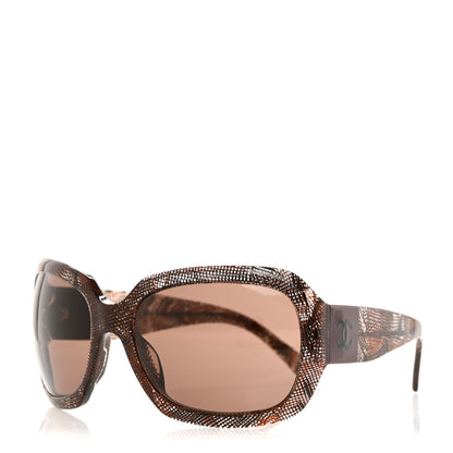 Chanel Acetate CC Lace Effect Sunglasses 5146 Brown 1 of 7