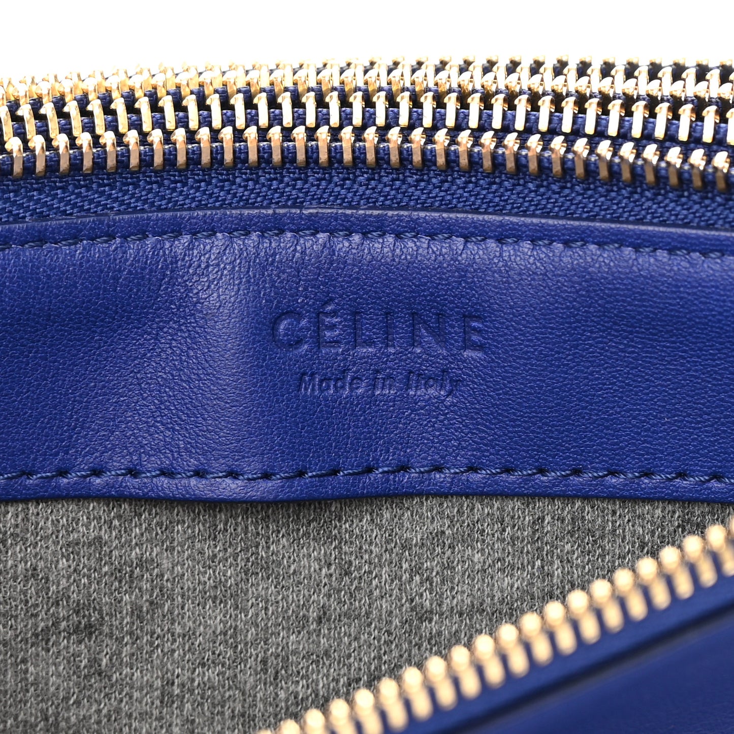 Lambskin Small Trio Crossbody Bag Indigo