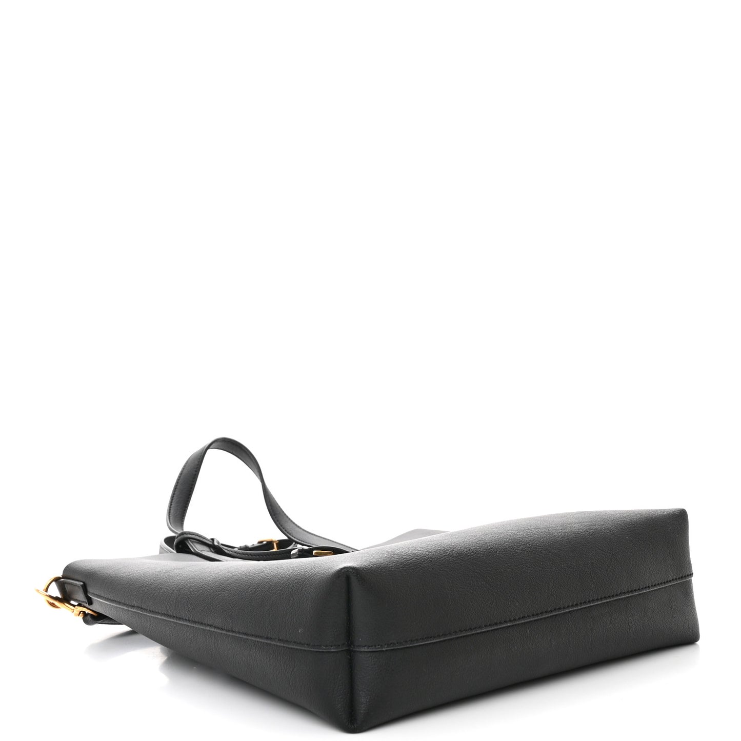 Calfskin Toy Shopping Tote Black