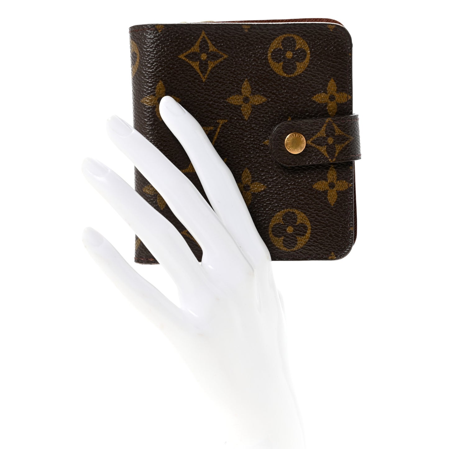 Monogram Compact Zippe Zipped Wallet