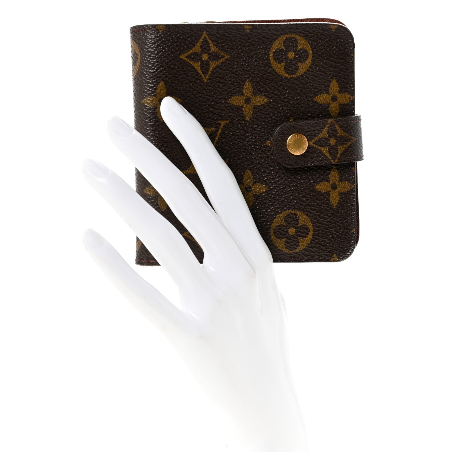 Louis Vuitton Monogram Compact Zippe Zipped Wallet 2 of 9