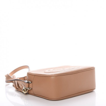 Gucci Pebbled Calfskin Small Soho Disco Bag Rose Beige 4 of 7