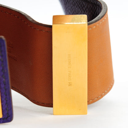 Hermes Epsom Collier de Chien CDC Bracelet S Crocus 7 of 7