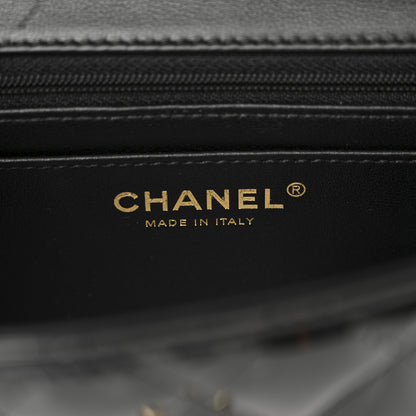 Chanel Patent Quilted Mini Top Handle Rectangular Flap Black 6 of 11