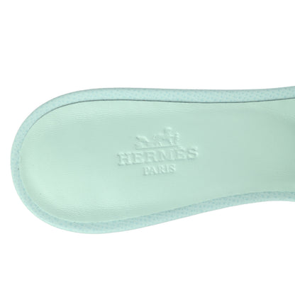 Hermes Epsom Oasis Sandals 37 Vert Embrun 7 of 8