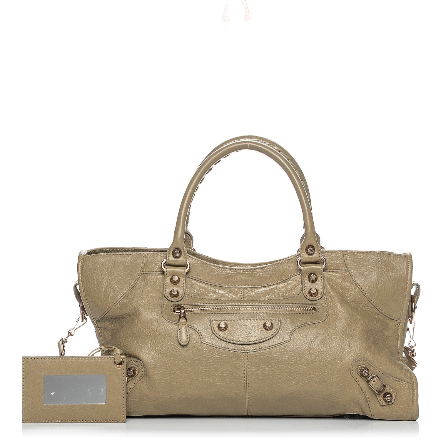 Balenciaga Agneau Giant 12 Rose Gold Hardware Part Time Latte Beige 1 of 10