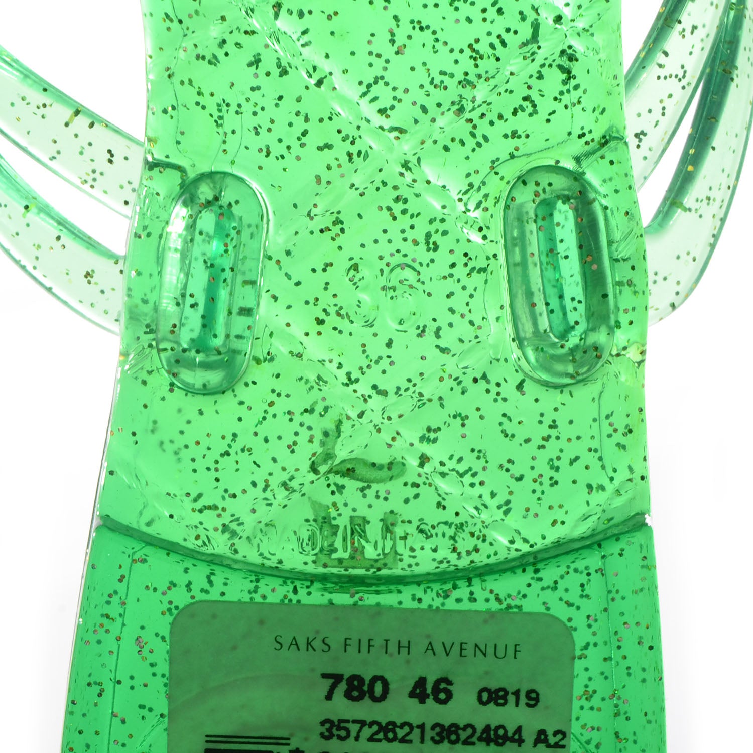 Chanel Jelly Aloha Sandals 36 Green 5 of 5