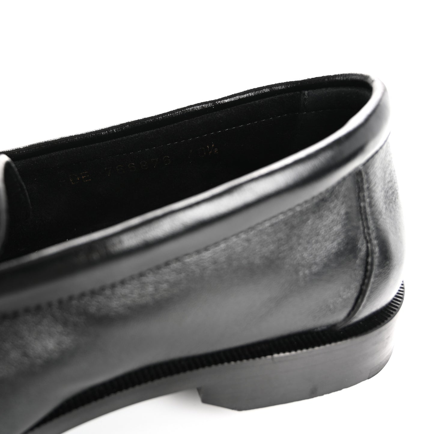 Nappa Sugar Le Loafer 15 Penny Slippers 40.5 Black