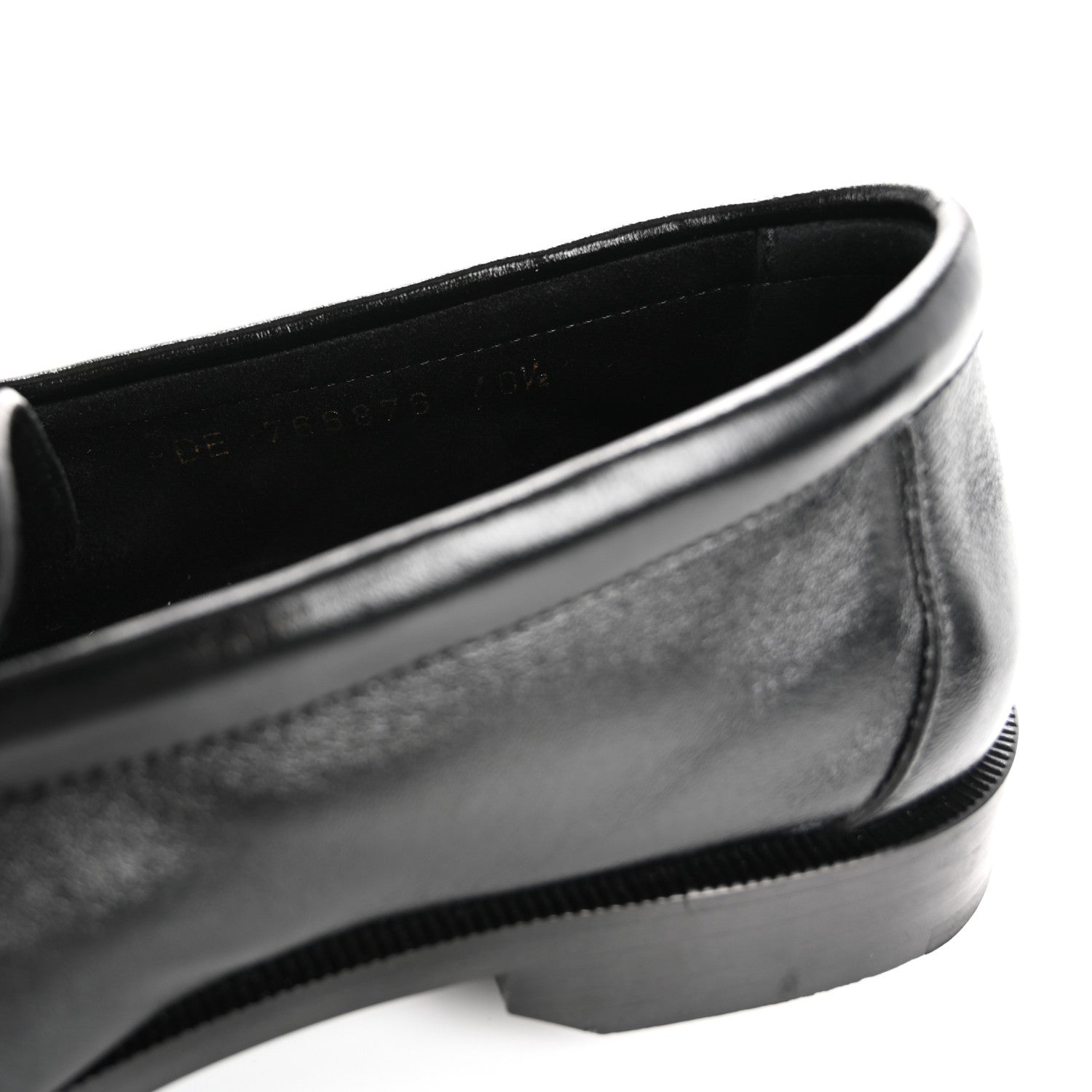 Saint Laurent Nappa Sugar Le Loafer 15 Penny Slippers 40.5 Black 9 of 10