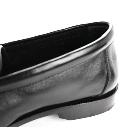 Saint Laurent Nappa Sugar Le Loafer 15 Penny Slippers 40.5 Black 9 of 10