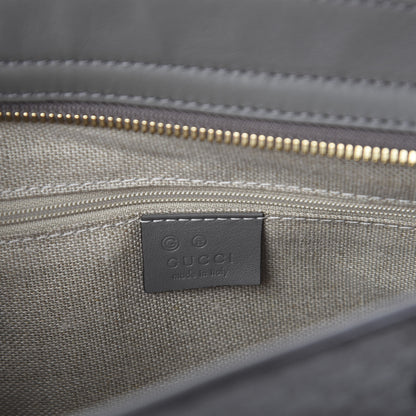 Gucci Microguccissima Small Bree Tote Graphite 8 of 9