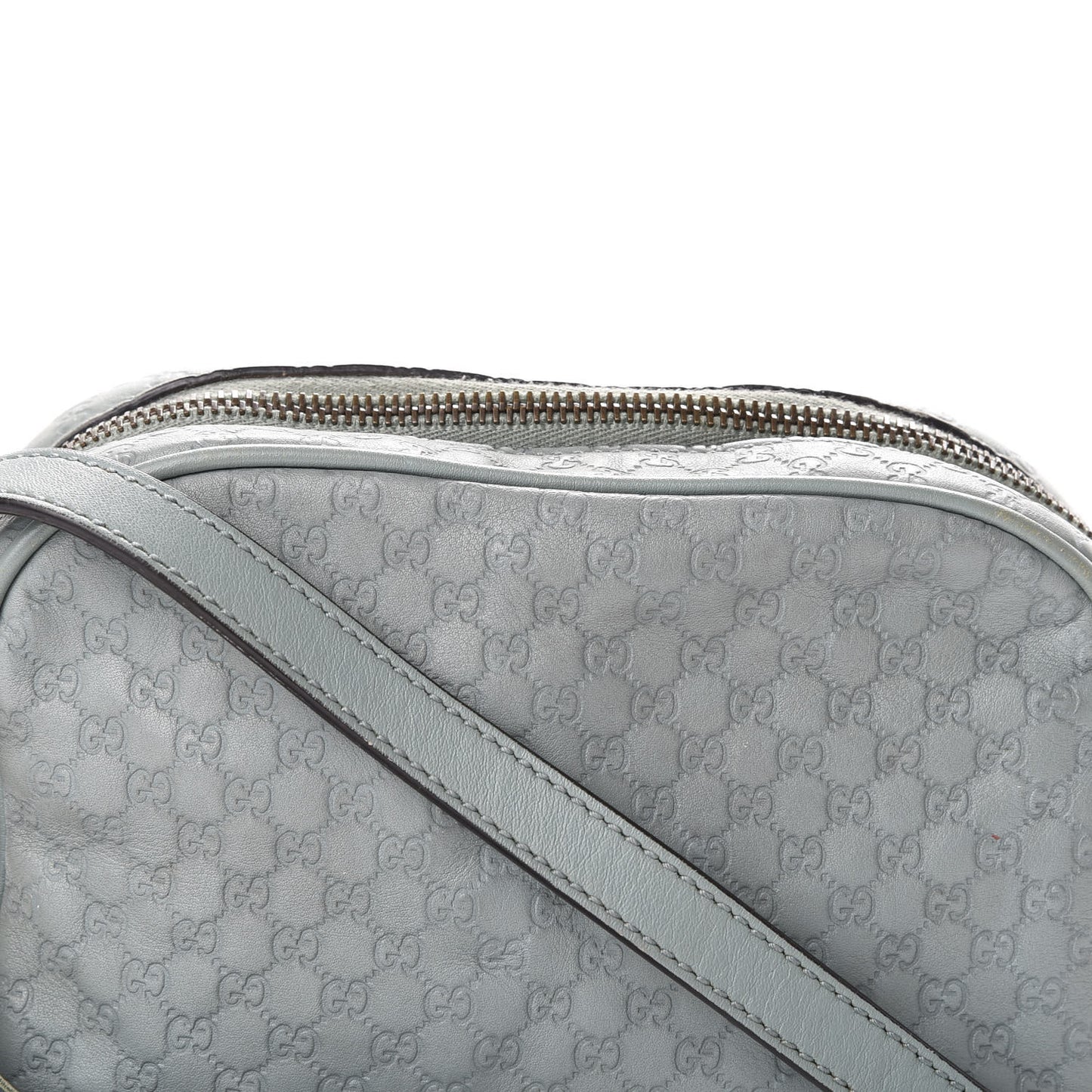 Soft Microguccissima Sunshine Disco Crossbody Bag Blue