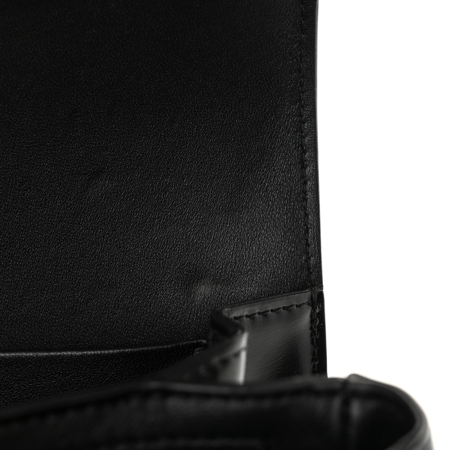 Celine Shiny Calfskin Medium Triomphe Black 11 of 16