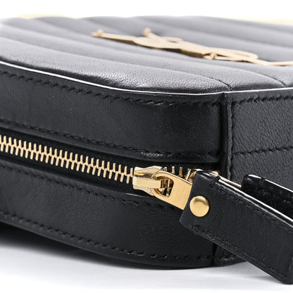 Saint Laurent Lambskin Matelasse Vicky Monogram Belt Bag Black 9 of 9